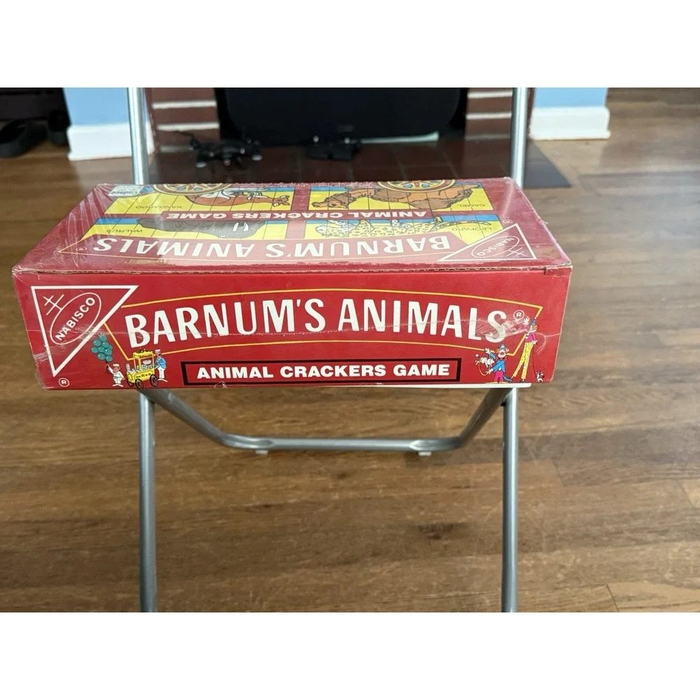 Barnum Animals Animal Crackers Vintage Game Nabisco Complete - Cardboard